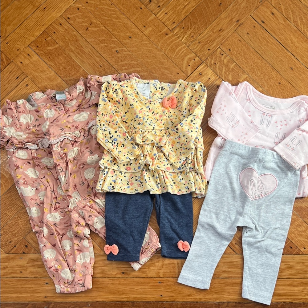 3-6m Baby girl Outfit Bundle